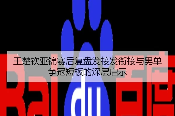 王楚钦亚锦赛后复盘发接发衔接与男单争冠短板的深层启示